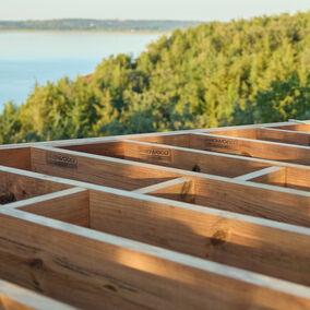 An image showing Prowood TrueFrame Joist deck framing