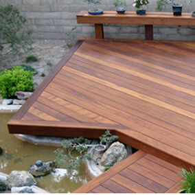 Ipe hardwood deck