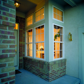 Photo of Wincore windows in a doorway area